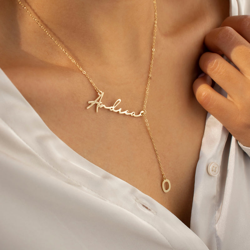 Women Fashion Dress Names - Collier Long personnalisé en acier inoxydable,
