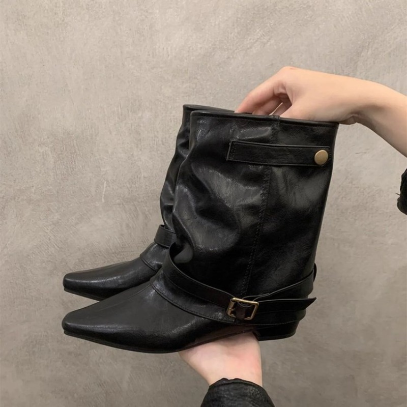 Bottines classiques à bout poi - Women'S Fashion Korea avis et prix