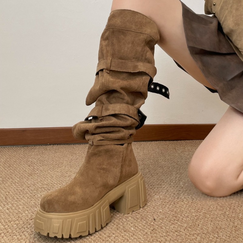 Bottes hautes pour femme style - Women'S Fashion Knee High Boots avis et prix