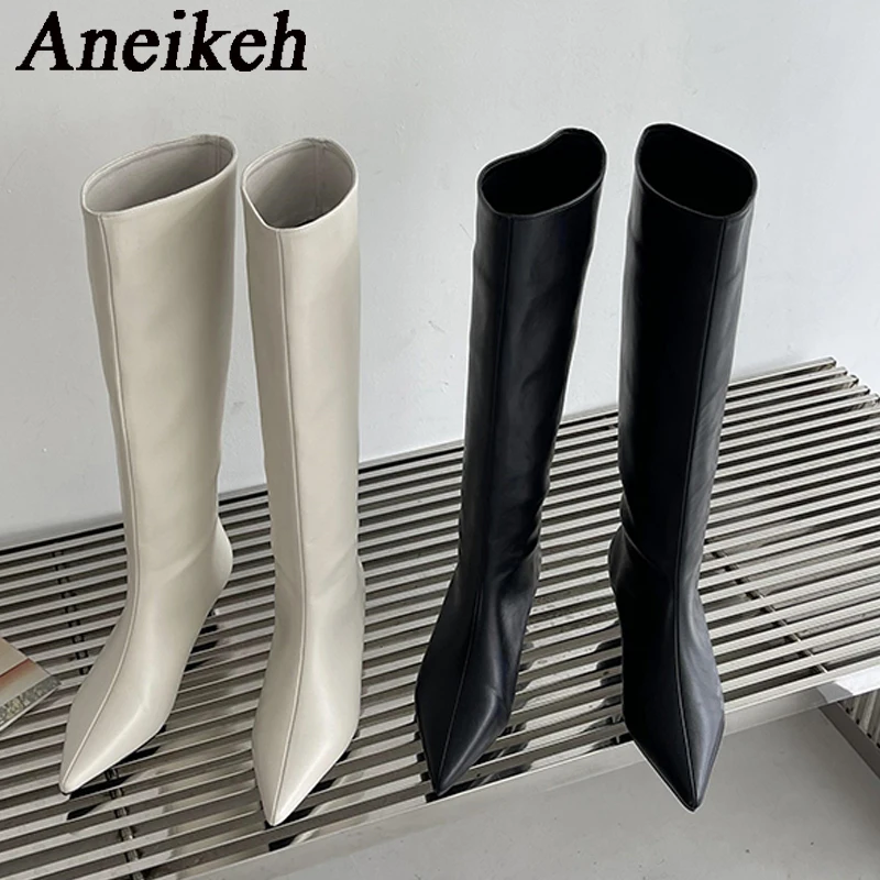 Bottes hautes en daim rétro po - Women'S Fashion Knee High Boots avis et prix