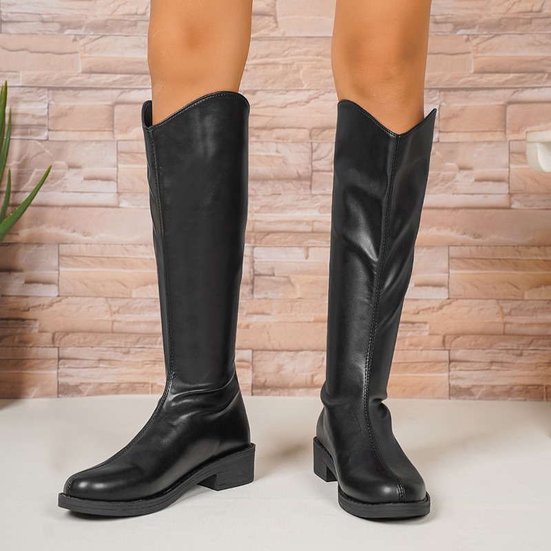 Bottes montantes argentées pou - Women'S Fashion Knee High Boots avis et prix