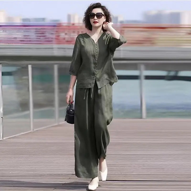 Ensemble en lin et coton pour  - Women Fashion Over The Years avis et prix