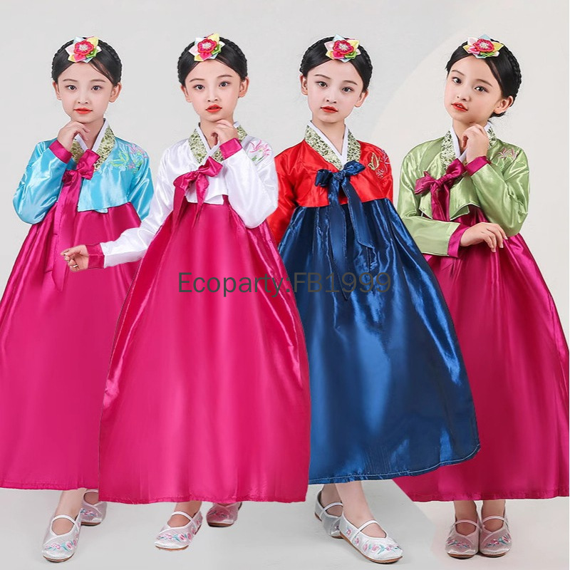 Robe Hanbok pour filles, 4 cou - Women'S Fashion Korea avis et prix