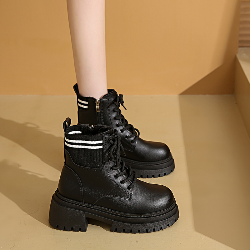 Bottines à talon bloc et semel - Women'S Fashion Korea avis et prix