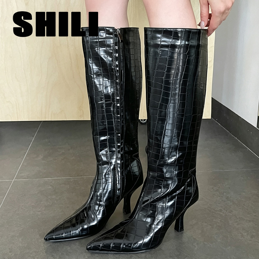 Bottes hautes noires sexy pour - Women'S Fashion Knee High Boots avis et prix