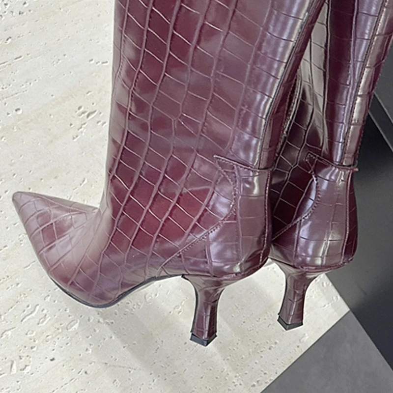 Bottes hautes noires sexy pour - Women'S Fashion Knee High Boots avis et prix