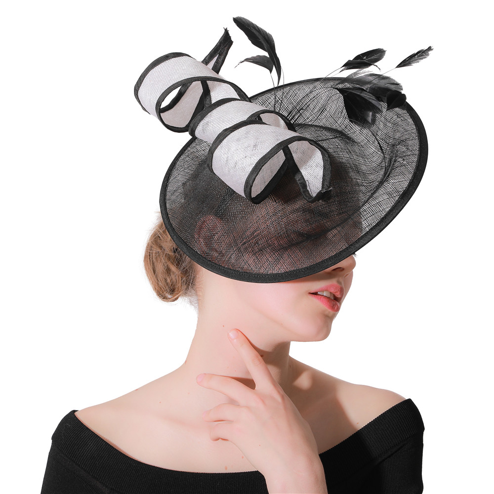 Chapeau fascinateur noir Kentu - Women'S Fashion Kentucky Derby avis et prix